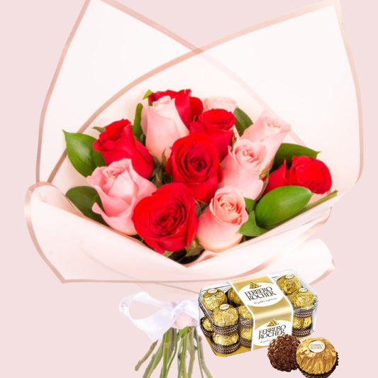 Rosas con Cholacolates