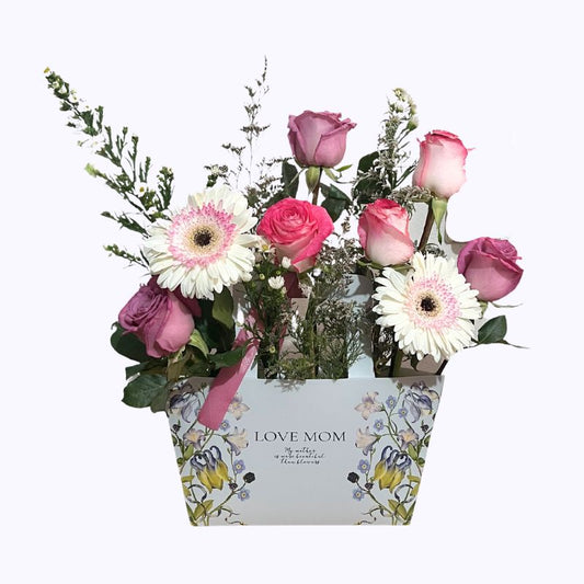 Bolsa de rosas para Mamá